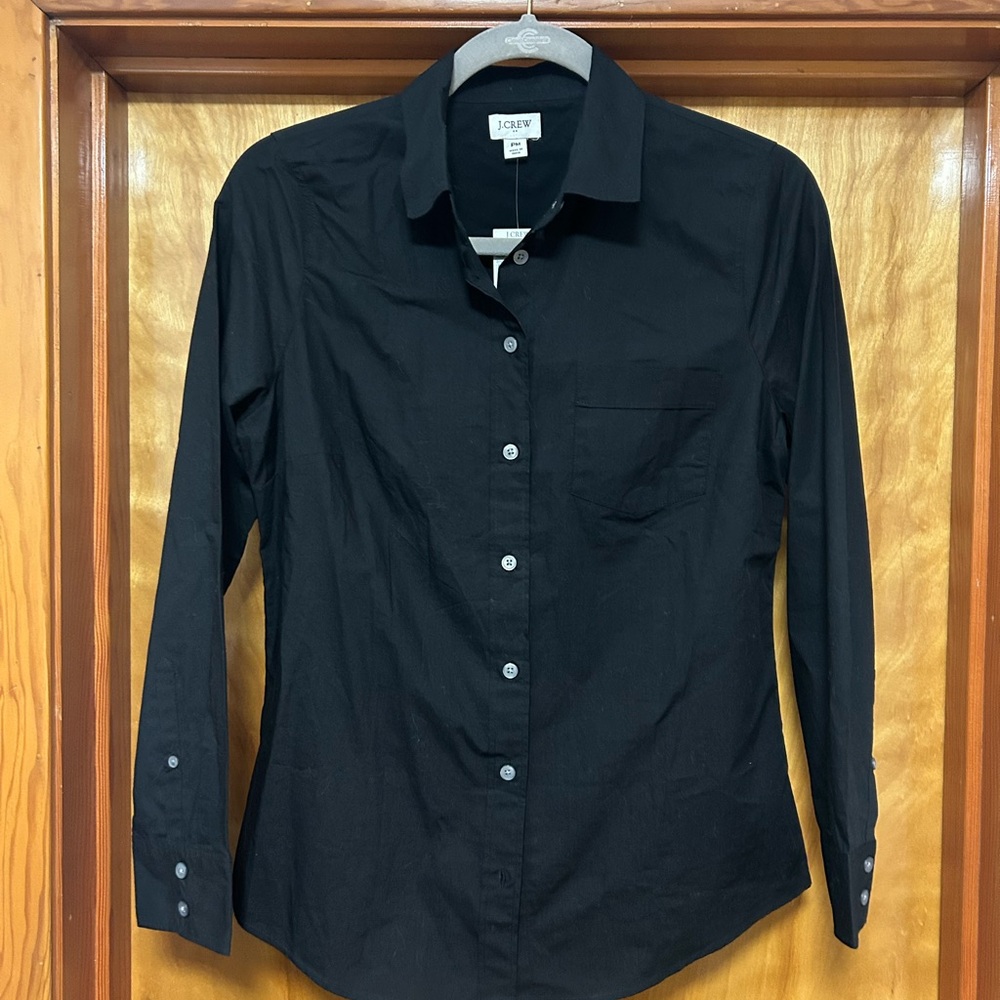 J. Crew Slim Black Button-Up Shirt - Picture 5 of 5